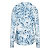 Women's Lightweight Zip Up Hooded Jacket with Pockets Long Sleeve Printed Sun Protection Outerwear for Outdoor Activities