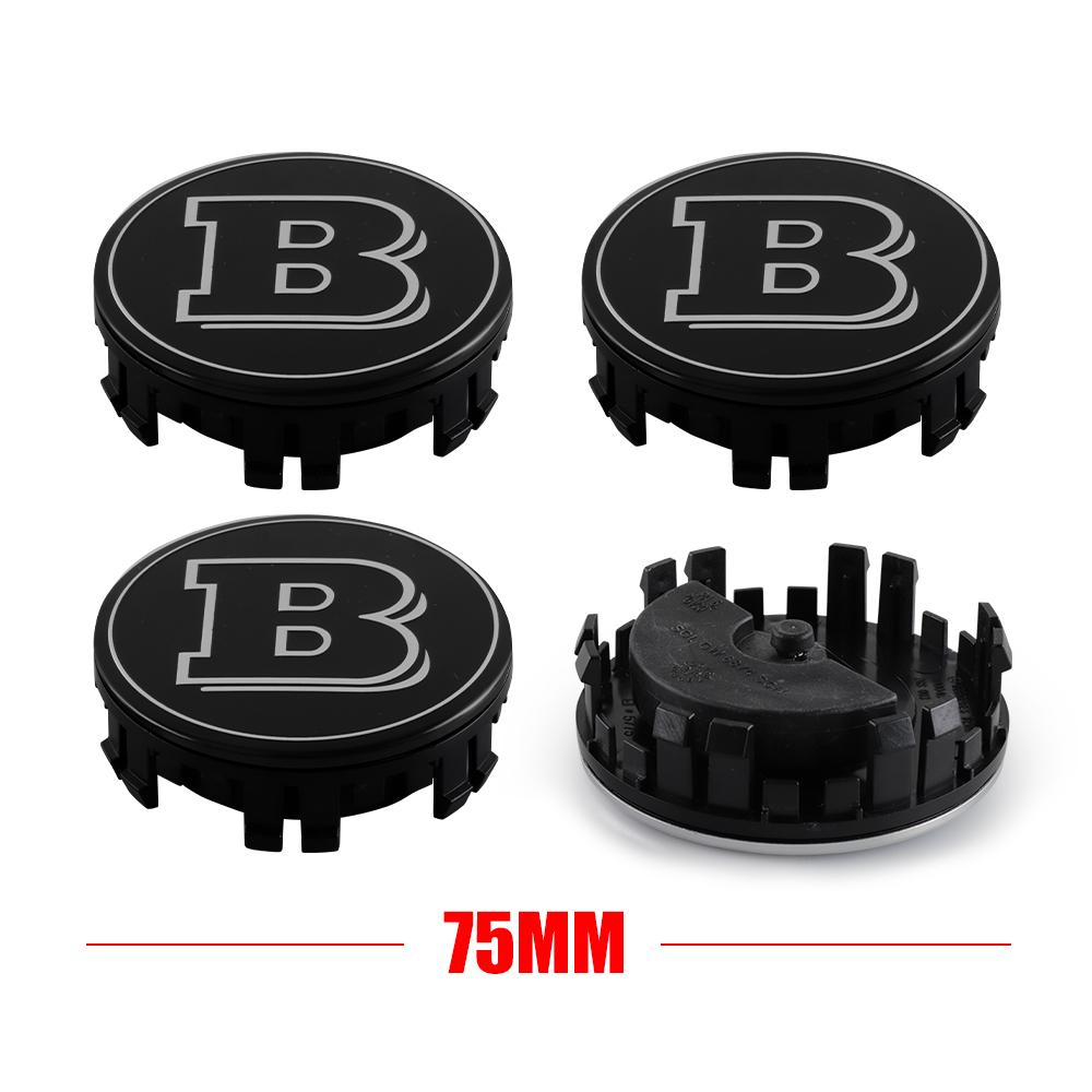 75mm Wheel Center Cover Stickers Hub Cap Accessories For Mercedes Benz W212 W213 W214 W210 GLK GLS W203 W204 W211 AMG CLS ML C36