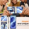 Galaxy Z Flip 8 Folding Phone Case with Hinge Protection Built-in Screen Protector and Camera Cover-Gold