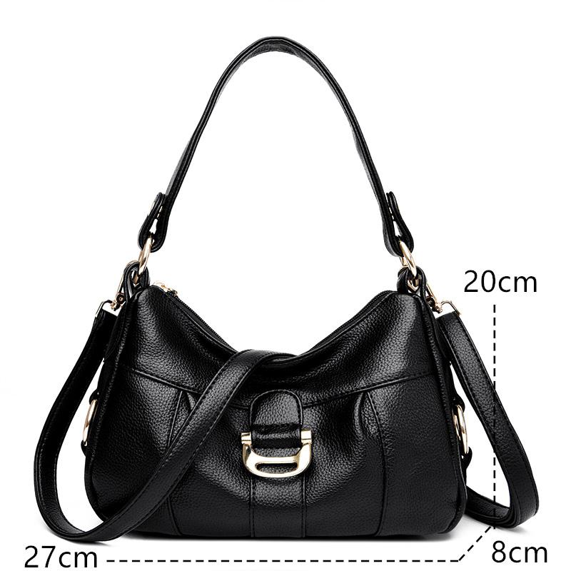 Luxury Soft Leather Women Bag Branded Designer Ladies Handbag Purses New Female Shoulder Bag Large Capacity Crossbody Bags Sac