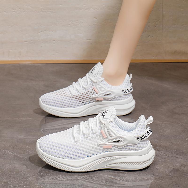Fashion Summer Mesh Lightweight Running Shoes Women Jogging Casual Sneakers Ladies Fashion Non-Slip Fitness Tennis Outdoor Soft