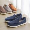 Fashion Fashion Men's Casual Leather Shoes Handmade Soft Men Loafers Comfy Moccasins Breathable Male Slip on Flats Business Boat Shoes