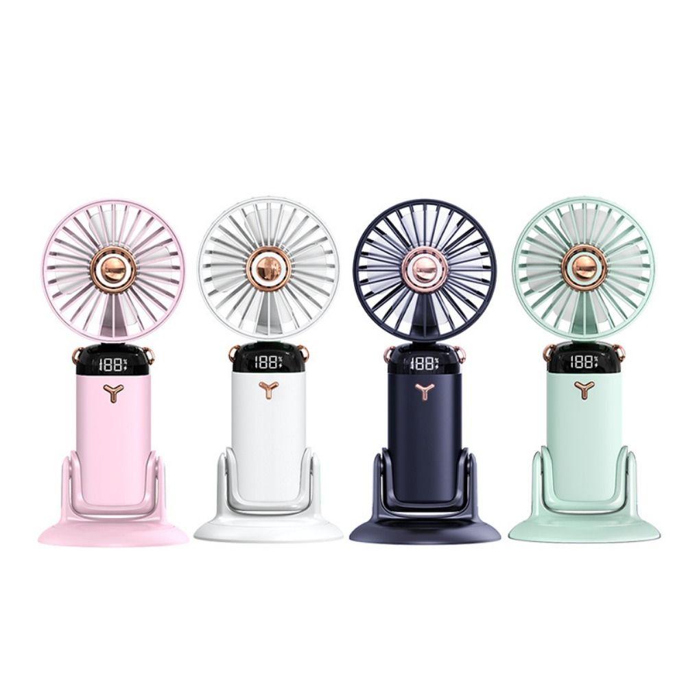Adjustable Bracket Mini Adjustable Fan 2400mAh Stroller Fan Air Conditioner Fan  Home Desk