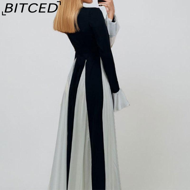 BITCED Women's Fashionable Evening Gown Dress: Elegant, Sensual, and Figure-Flattering