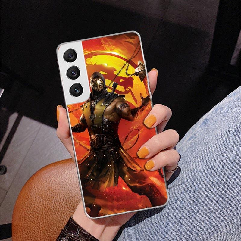 Mortal Kombat Phone Case For Samsung Galaxy S24 S25 Edge S26 Ultra S23 S22 S21 Plus S20 FE + Personalized Print Cover Galaxy S24