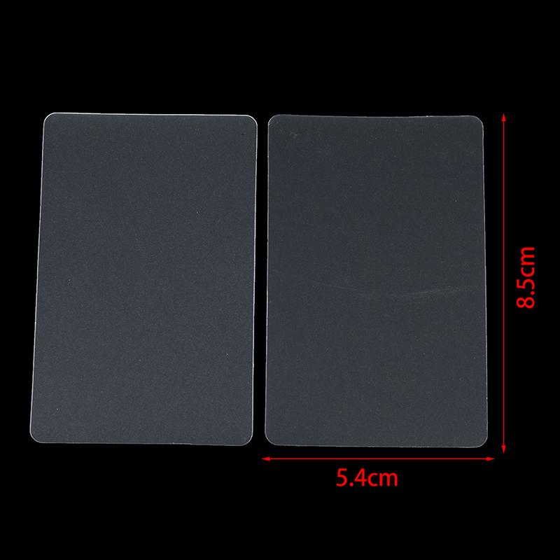 Carte de vizită transparentă goală de 10 bucăți, rezistentă la apă, pentru rechizite de birou școlare