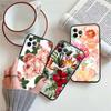 NH24 Flowers rose Pink New High-End Shell Phone Case for iPhone SE X XS XR 16E 17 11 Pro Max 8 7 6 6s Plus Air