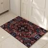 Retro Entrance Doormat Door Mat Outdoor Welcome Home Front Room Rugs Floor Foot Mat Hallway Carpet Anti Slip Washable