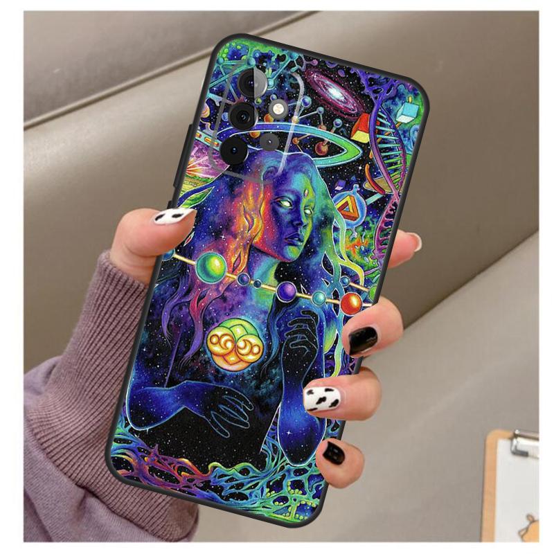 Mandala Chakra Yoga Case For Samsung Galaxy A33 A13 A53 A34 A54 A14 A15 A16 A26 A36 A56 A12 A32 A52 A06 A35 A55