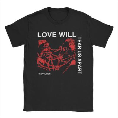 Novelty Love Will Tear Us Apart Lil Peep Joy Division T-Shirt Men's 100%Cotton Short Sleeve O-neck Summer Clothes