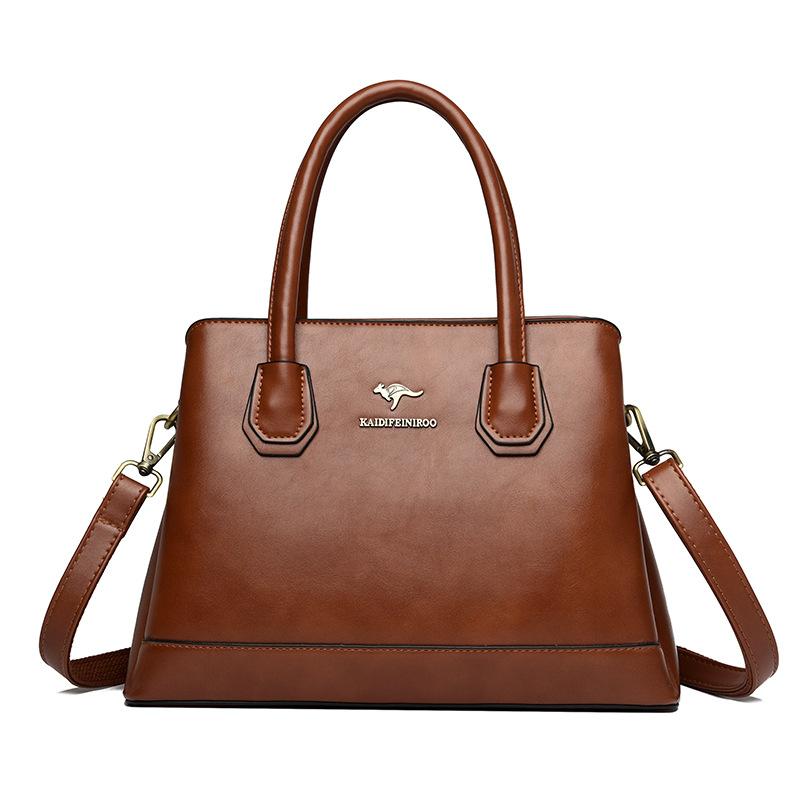 High-End Handtasche Umhängetasche Großvolumige Ein-Schulter-Tasche Patchwork Damentasche