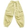 Autumn Fashionable Kids Cargo Joggers Ankle Pants Casual Trousers Light Breathable Summer Outfit