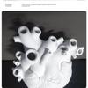 White Vase Heart Shape Resin Ornament Model Room Countertop Living Room Vase Dining Table Dried Flower Arrangement