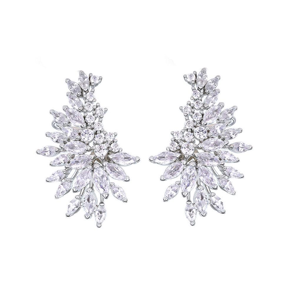 

Серьги Женские Крылья Ангела Полные Циркона Персонализированные Серьги Кошачий Глаз