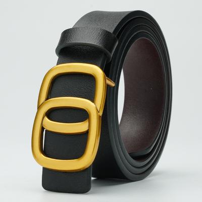 Women'S Belt Dress Smooth Buckle Women'S Belt Skirt Decorative Women'S Belt Versatile Thin Belt Women'S
