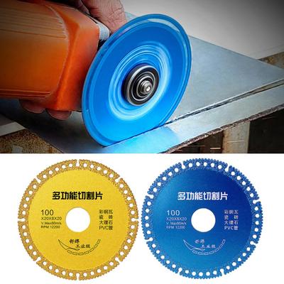 Lamă de ferăstrău de tăiere multifuncțională Disc diamant ultra-subțire Disc de tăiat sticlă din țiglă ceramică pentru polizor unghiular