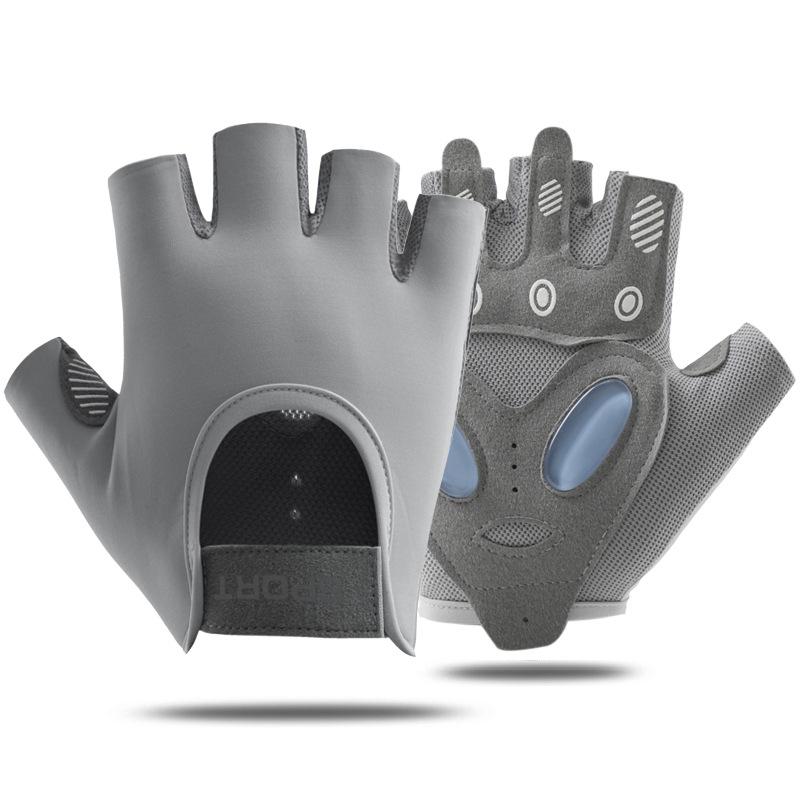

Велосипедные перчатки унисекс новые весенние противоскользящие ударопрочные дышащие полупальцы для занятий спортом на открытом воздухе в спортзале для верховой езды высокого качества L