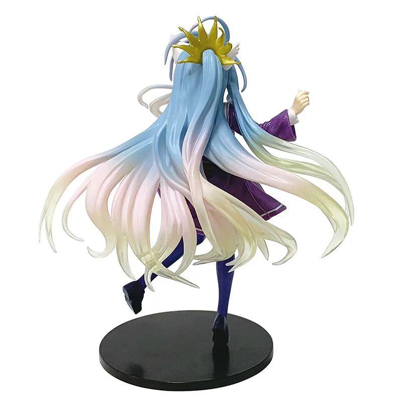 18CM NGNL No Game No Life Anime White "Figure Anime PVC Anime Action Figures Model Collection Ornament Anime Model Toy Gift