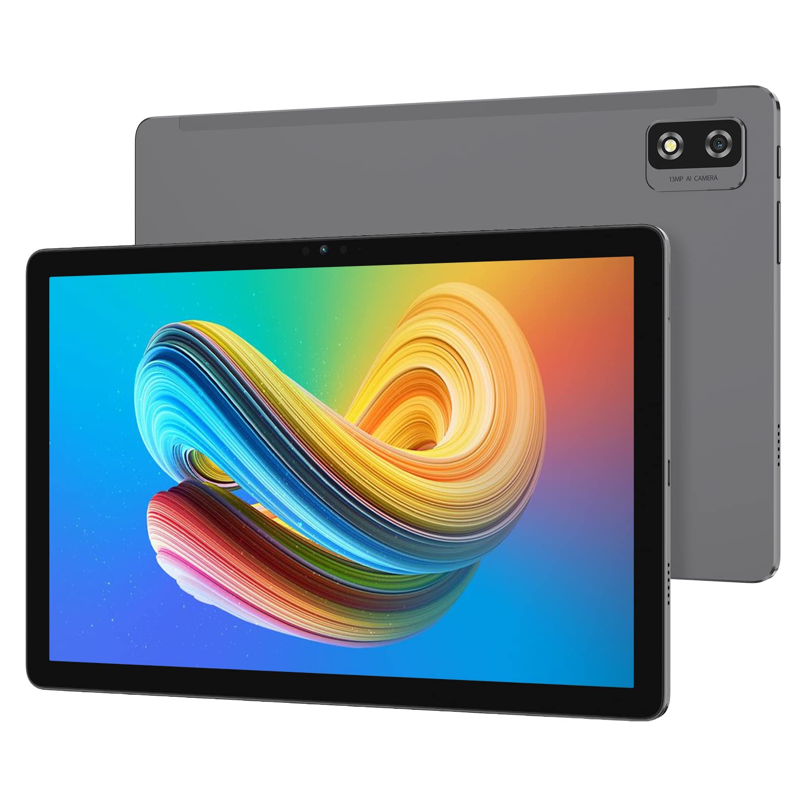 

Планшет Blackview 1920×1200FHD+ з екраном Tab12 7 ГБ+64 ГБ+2 ТБ Розширений 10-дюймовий In-Cell дисплей, сумісний+4G SIM+5G WiFi+13MP AI-камера+6580mAh+GPS сірий