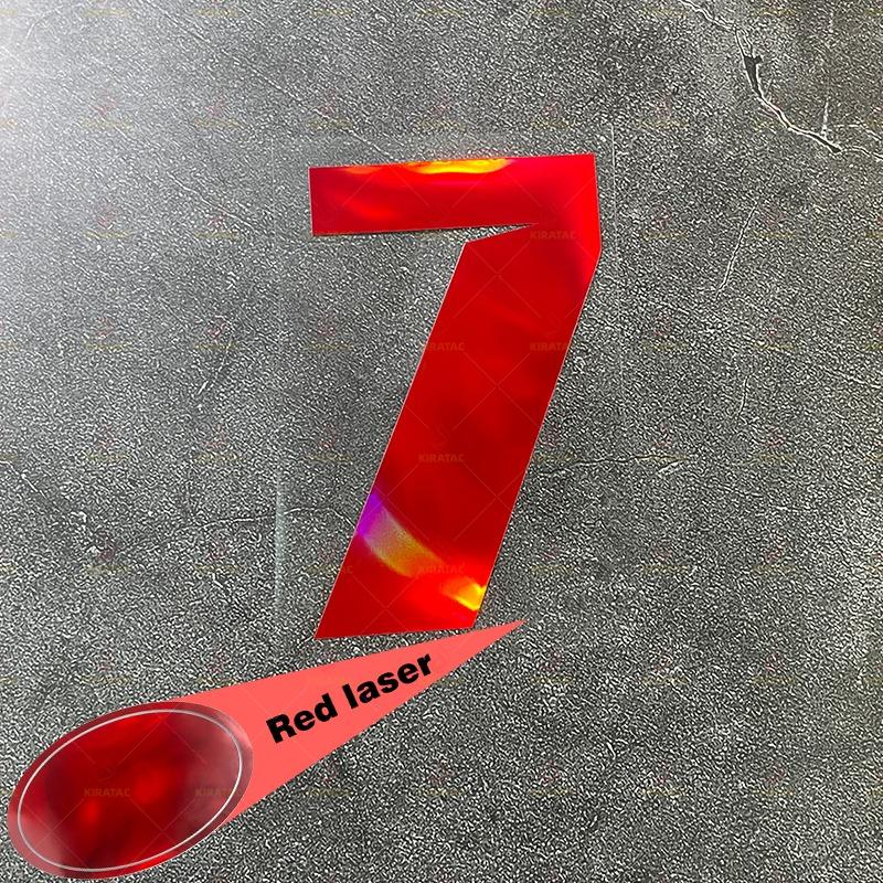 1PC Red Laser Motorcycle Number Sticker for DIY Bicycle Top Tube Frame Moto Helmet Fairing Self-adhesive Waterproof Vinyl Decal