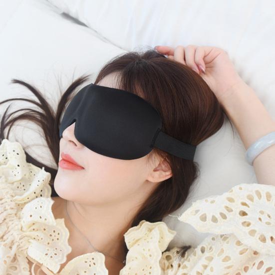3D Eye Cover with Elastic Strap Fabric Breathe Freely Sleeping Blindfold Household Supplies
