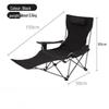 Portable Folding Outdoor Recliner with Footrest