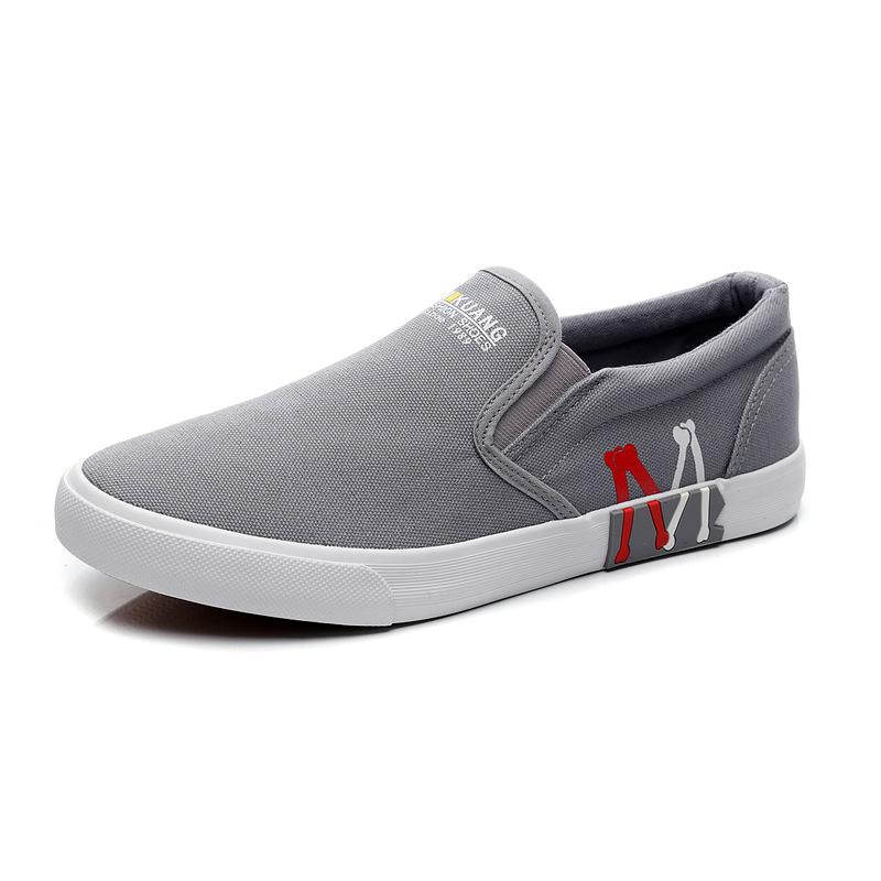 Nowe letnie, codzienne, męskie buty sportowe, oddychające, płócienne, męskie, wsuwane, koreańskie, leniwe buty, męskie trampki, jesień