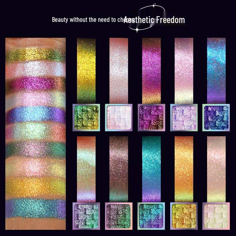 UCANBE Palette Occhi Drago Cambia Colore Dieci Colori e Illuminante