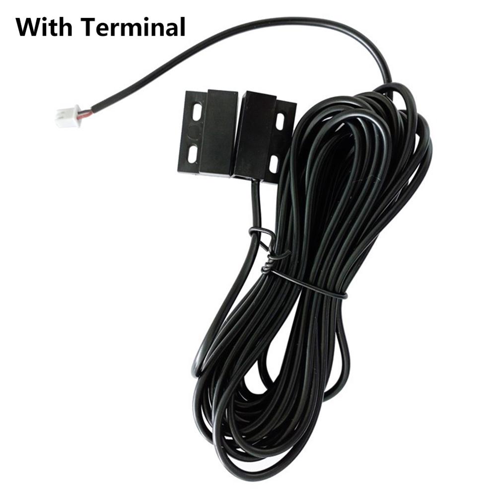 

DIY Magnetic Sensor Magnetic Reed Switch Garage Door Control Metal Magnetic Switch Robust Construction 5 Meters