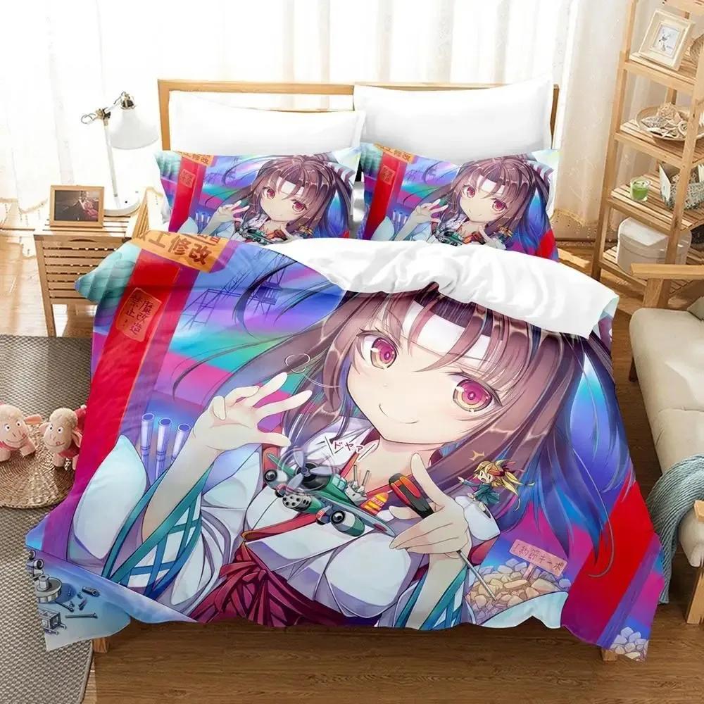 Zuihou (Kancolle) Bedding Set Single Twin Full Queen King Size Bed Set Aldult Kid Bedroom Duvet cover Sets Print bed sheet set