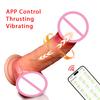 Thrusting Dildo Vibrator Remote Control Realistic Fake Dick Vagina G-Spot Stimulator with Suction Cup Handfree Sex Toy for Women