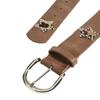 Rivet Metal Buckle Belts Star Pu Leather Waistband Fashion Retro Jeans Belt  Women