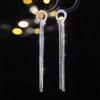 Premium Luxury Shiny Extended Fringed Earrings