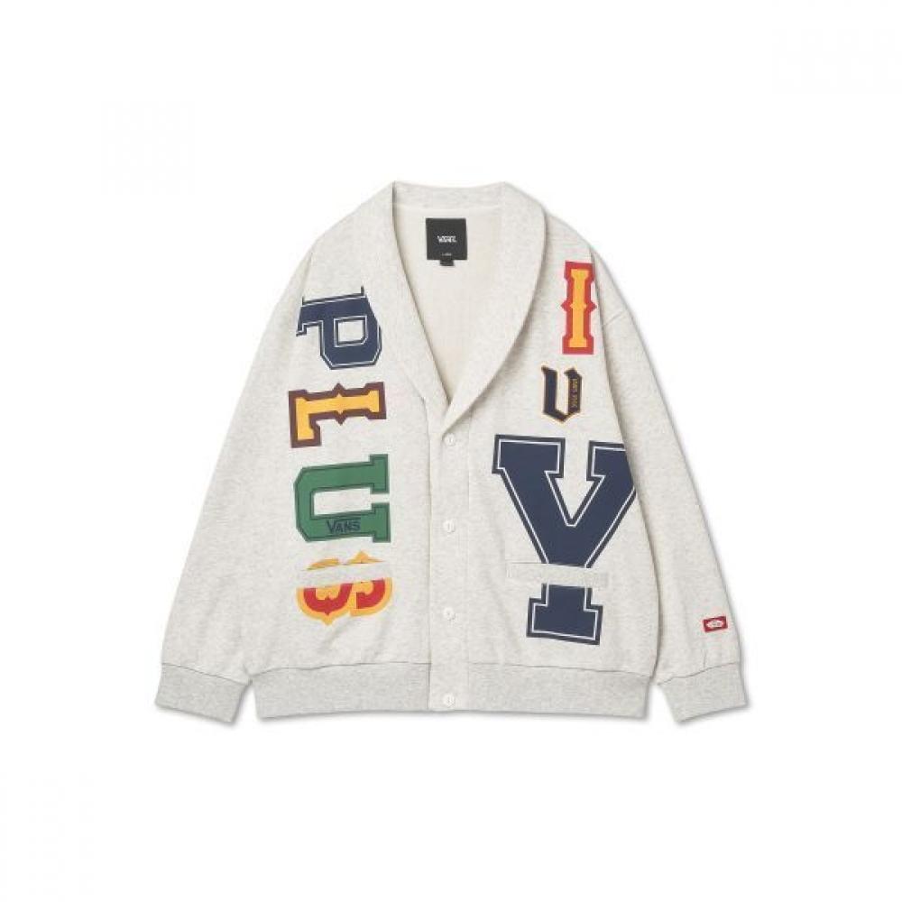 

Vans Tdc Man толстовка с воротником-шалью Marshmallow Heather Vn000p05f191 L