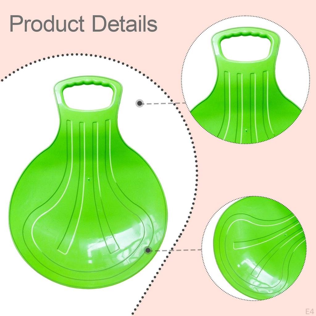 Polypropylene Sled-type Sliding Disc, Portable And Multi-purpose for Children, 20 X 14.2 Inches.