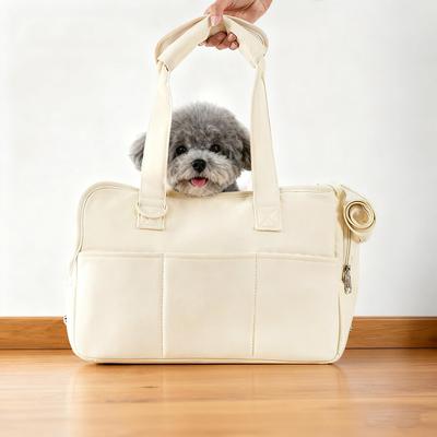 Priedušná prepravka pre malé psy a mačky: Ľahký, prenosný crossbody batoh na vonkajšie použitie