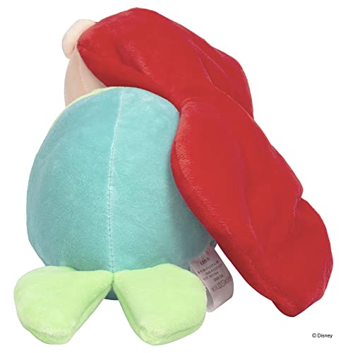 MORIPiLO Ariel Body Pillow, Disney Sleeping Pillow (S), Approx. 30cm, Skin-Friendly Micro Fabric, Large Plush Toy, Green, Disney, Morishita Pillows