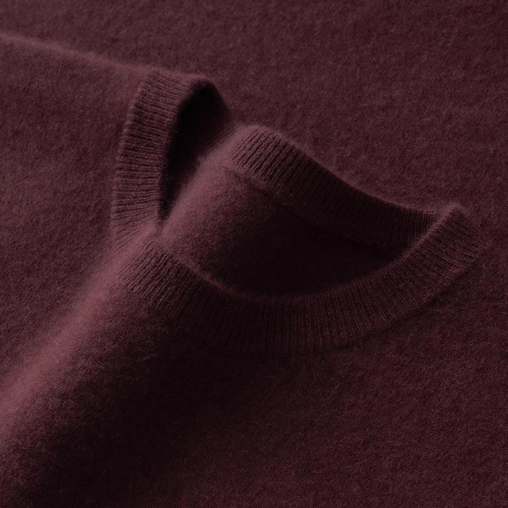 Pull en Cachemire pour Homme: Pull Col Rond Bas, Style Décontracté Chic pour l'Automne/Hiver 2025