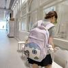 Japan and South Korea large-capacity trendy backpack fashionable and cute junior high school student schoolbag high-value student backpack