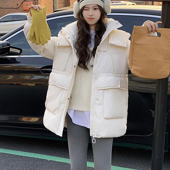 

Осенне-зимняя пуховая и хлопковая куртка для женщин, длинная и в стиле ретро с застежкой в виде рога коровы и приталенная, модная хлопковая куртка S белый