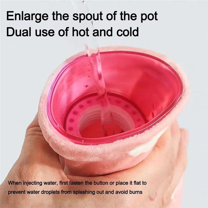 U-Shaped Hot Water Bag Leak-Proof Reusable Pillow Thickened Portable Neck Cooling Hot And Cold Compression