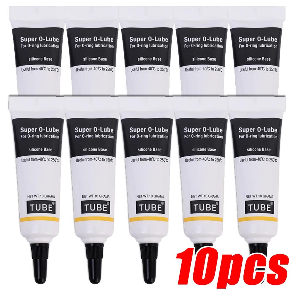 1/10 Stück Isolier-Dichtmittel Schmierstoff Silikonfett Schmiermittel Mehrzweck Geräuschreduzierung für Fahrradkette Lager O-Ring Zahnräder