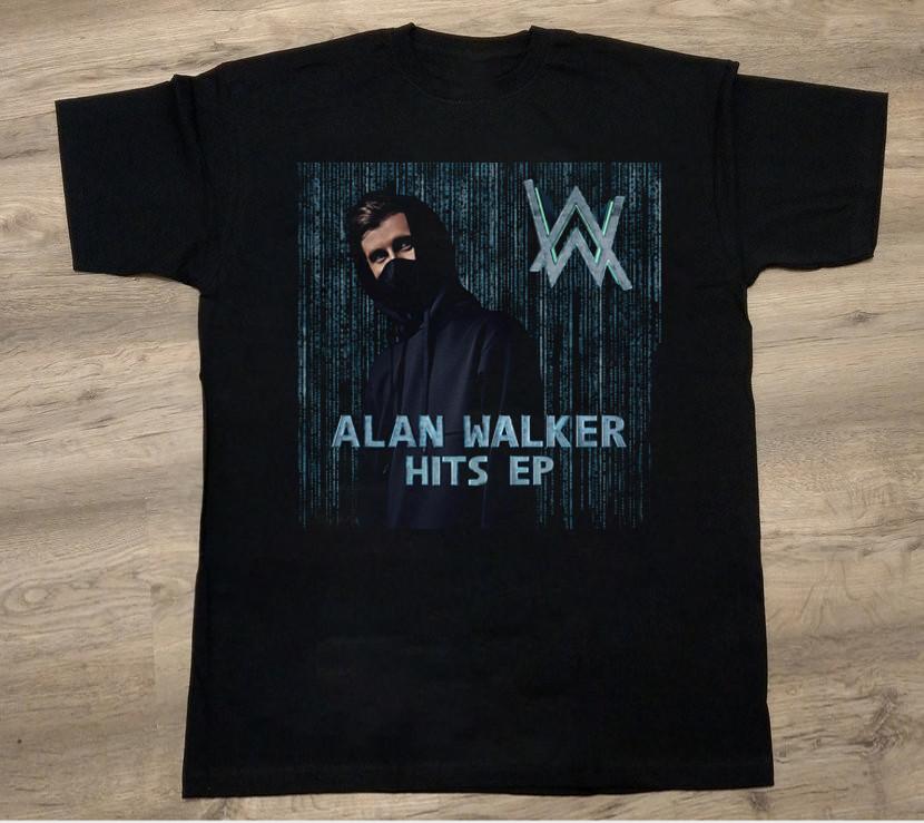 Alan Walker Hits - EP - EP by Alan Walker Black Shirt Full size S-5XL Unisex T-Shirt XXL