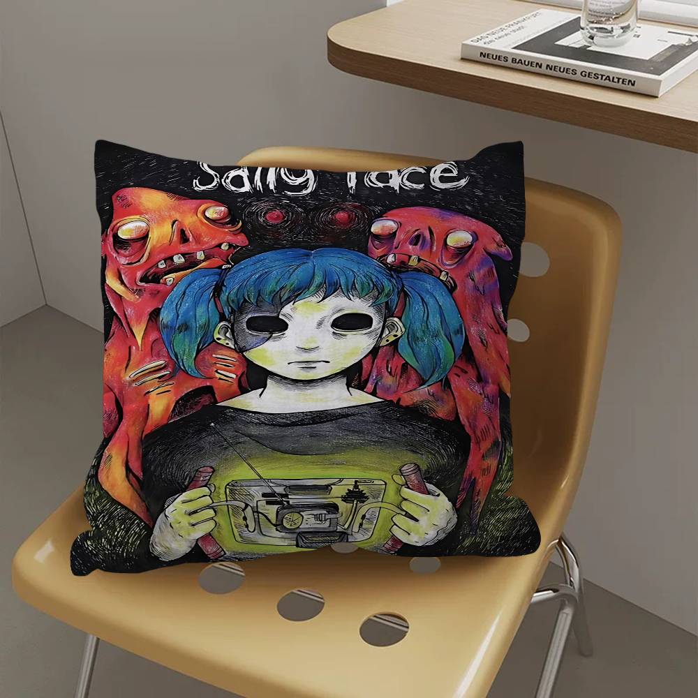 Game S-Sally F-Face Cushion Cover Pillowcase Upholstery Sofa Throw Pillow Home Decor Pillowcas