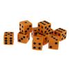 Acrylic Pack of 10pcs 16/18mm Six Sided D6 Spot Dice for D&D RPG Board Casino Fun Family Pub Game Gift