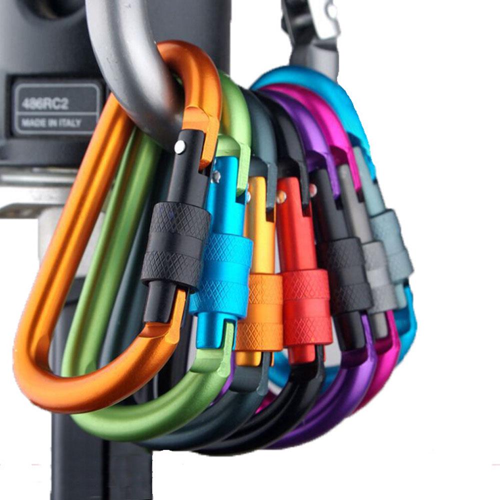 Buy Carabiner Climbing Locking Type Quickdraw Hanging Aluminum Nut
