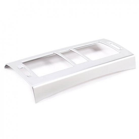 ABS Silver Middle Console Air Outlet Vent Trim For Mercedes-Benz GLK 2009-2015