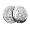 Gold Dragon Embossed Coins Silver Plated Collectible Coins Chinese Zodiac Dragon Coin  New Year
