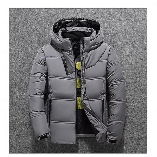 Border New Men's Slim Fit Down Jacket - 2025 Special Edition, Thickened Plus Size, Multi-Pocket, Youth Style Winter Coat