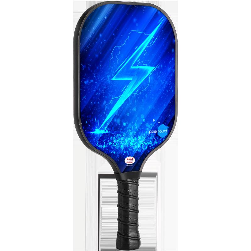Lightweight Blue Fiberglass Pickleball Paddle Set - Portable and Durable